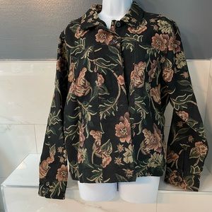 Cervelle plus sized floral jacket size 1X